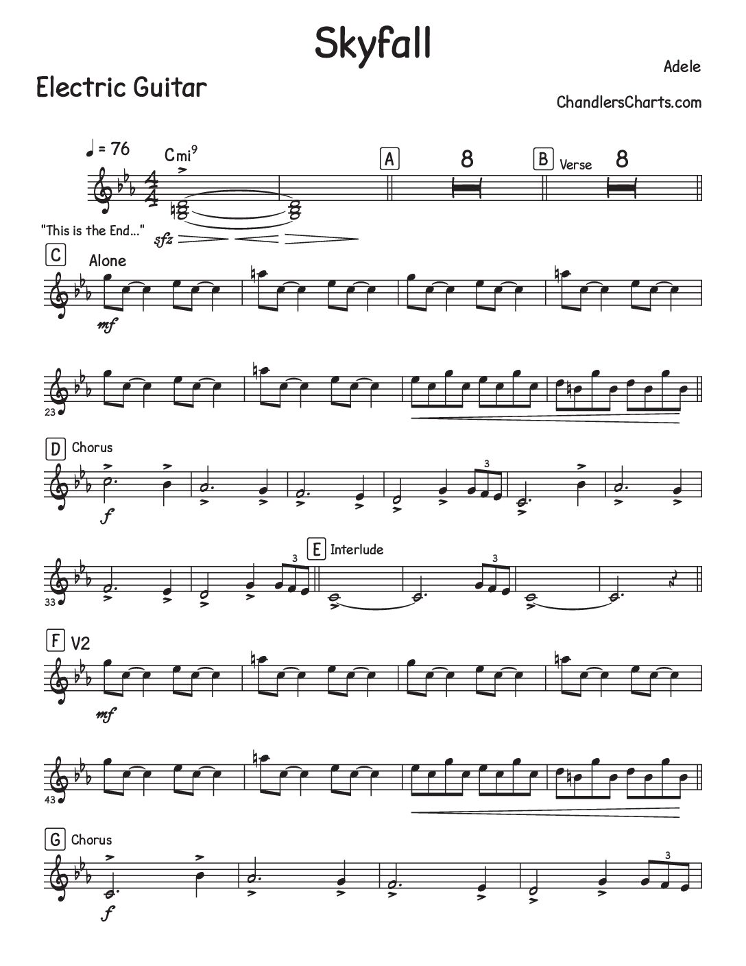Skyfall - Adele (3h)