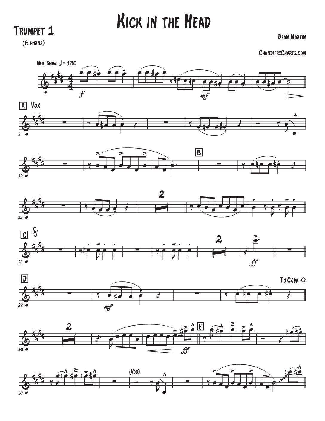 Ain't that A Kick in the Head - Dean Martin (5h/6h)