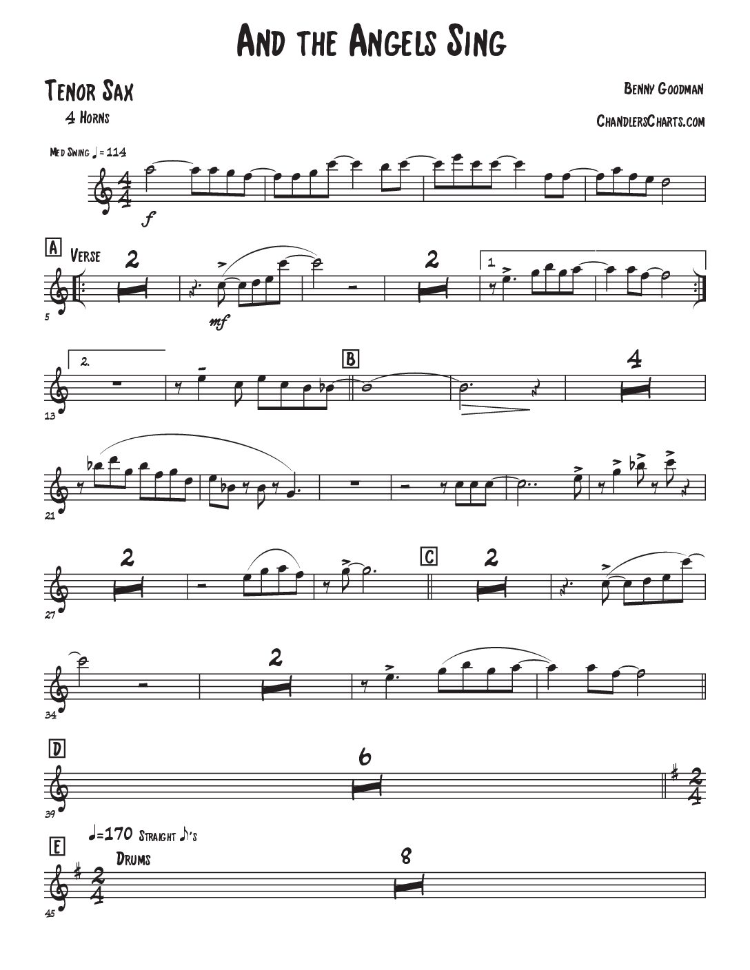 And the Angels Sing - Benny Goodman (4h)