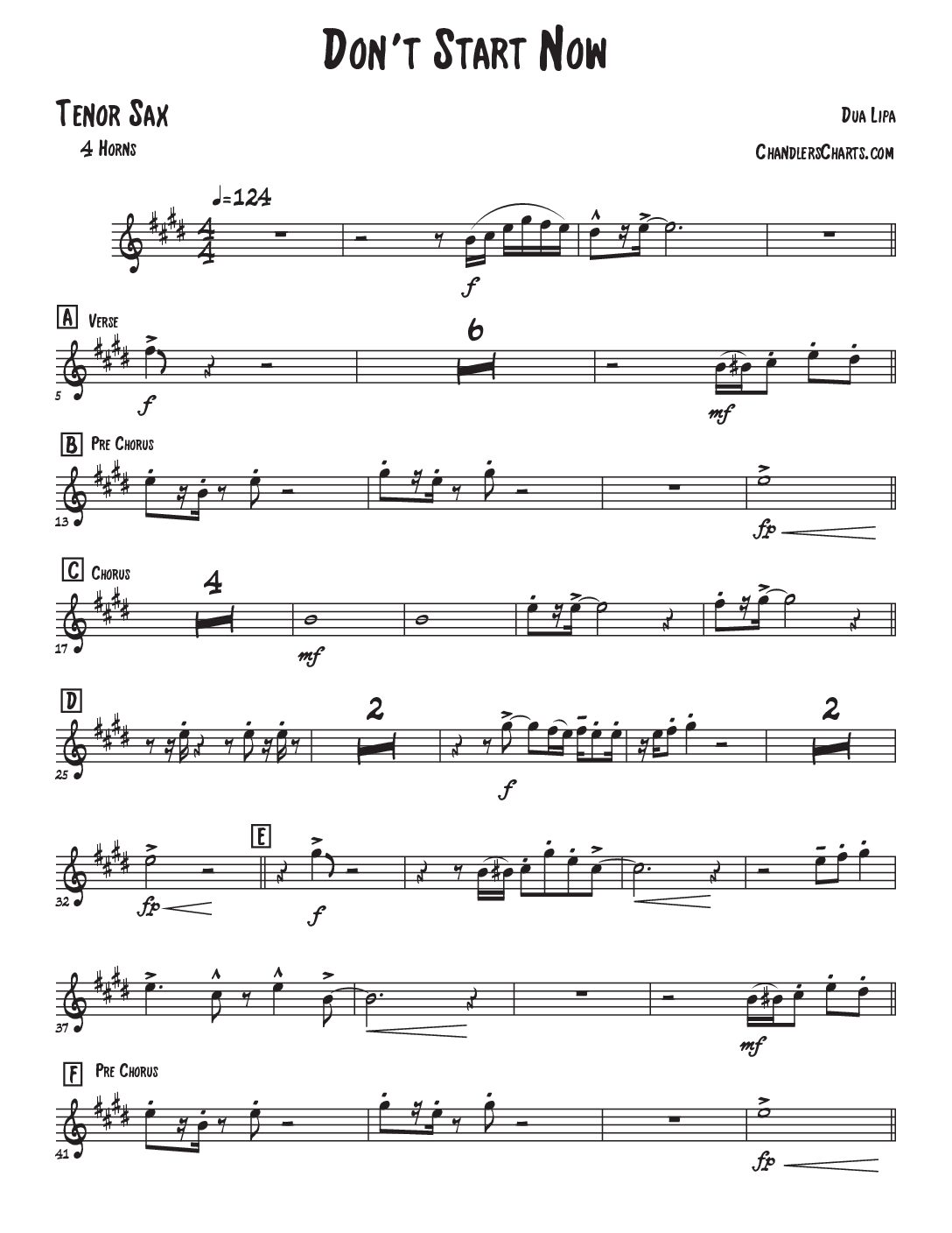 Don’t Start Now - Duo Lipa (4h)