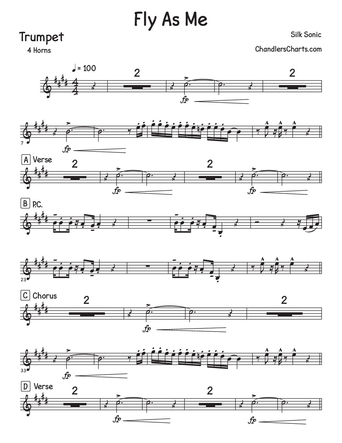 Fly As Me - Silk Sonic (Bruno Mars)(4h)