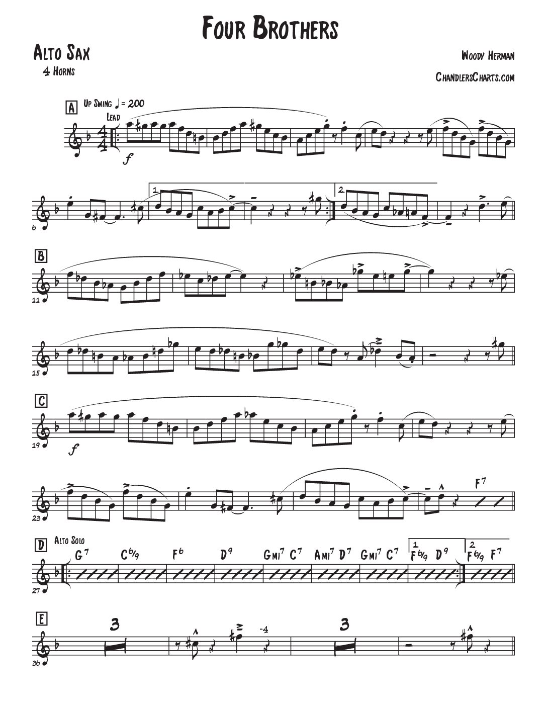 Four Brothers - Woody Herman (4h)
