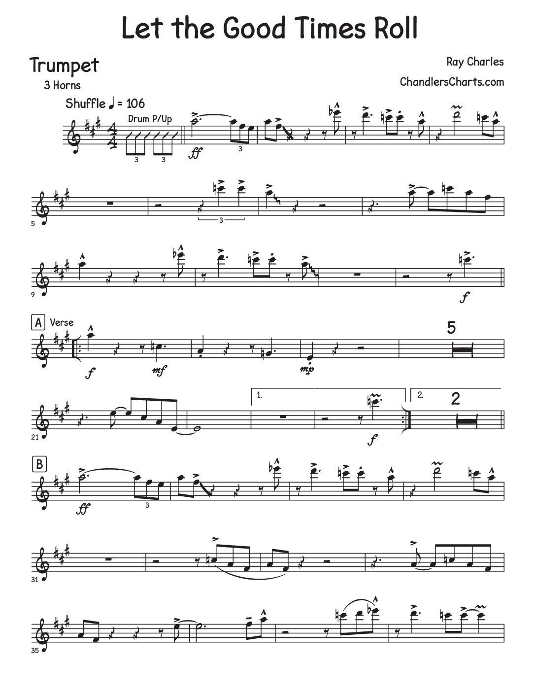 Let the Good Times Roll - Ray Charles (3h)