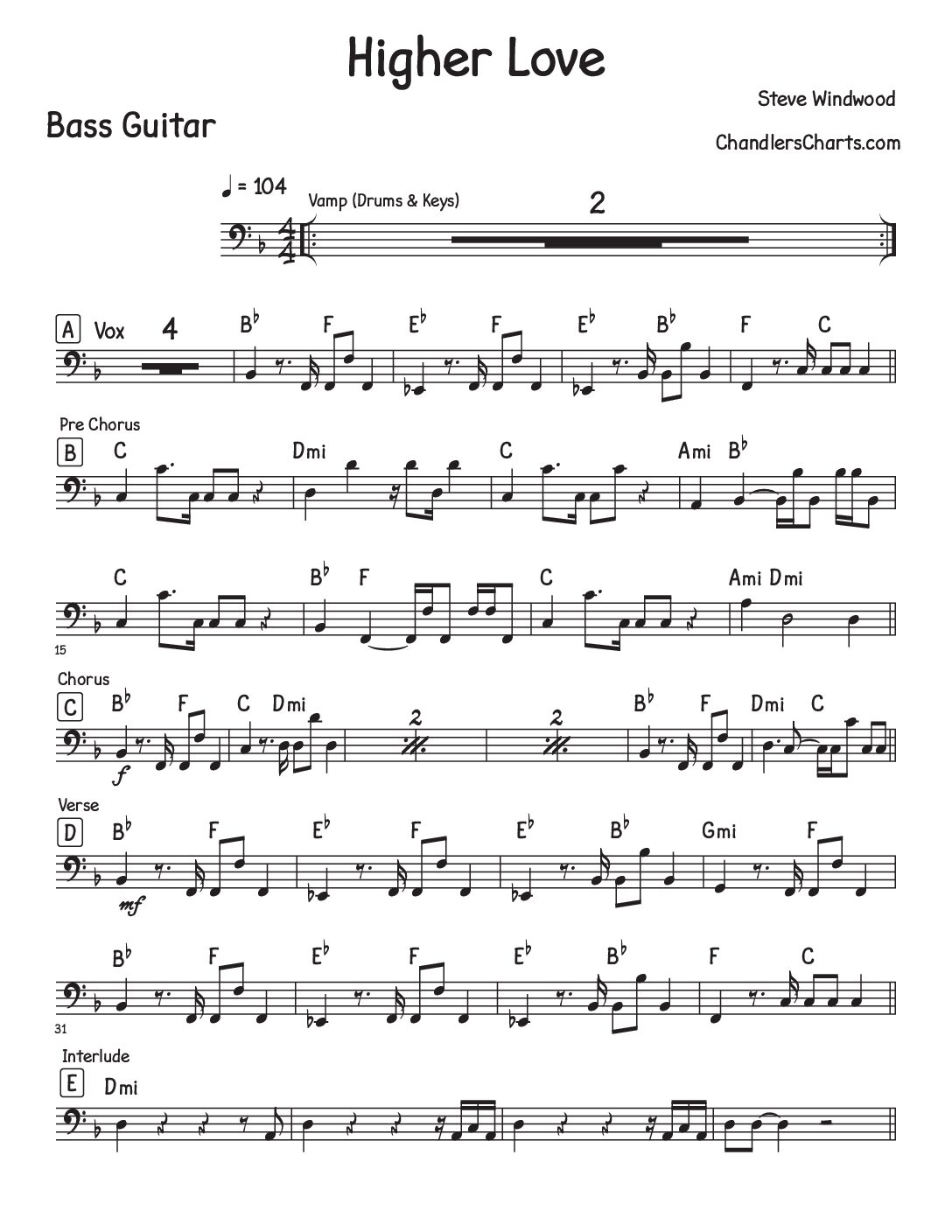 Higher Love - Steve Winwood (3h)