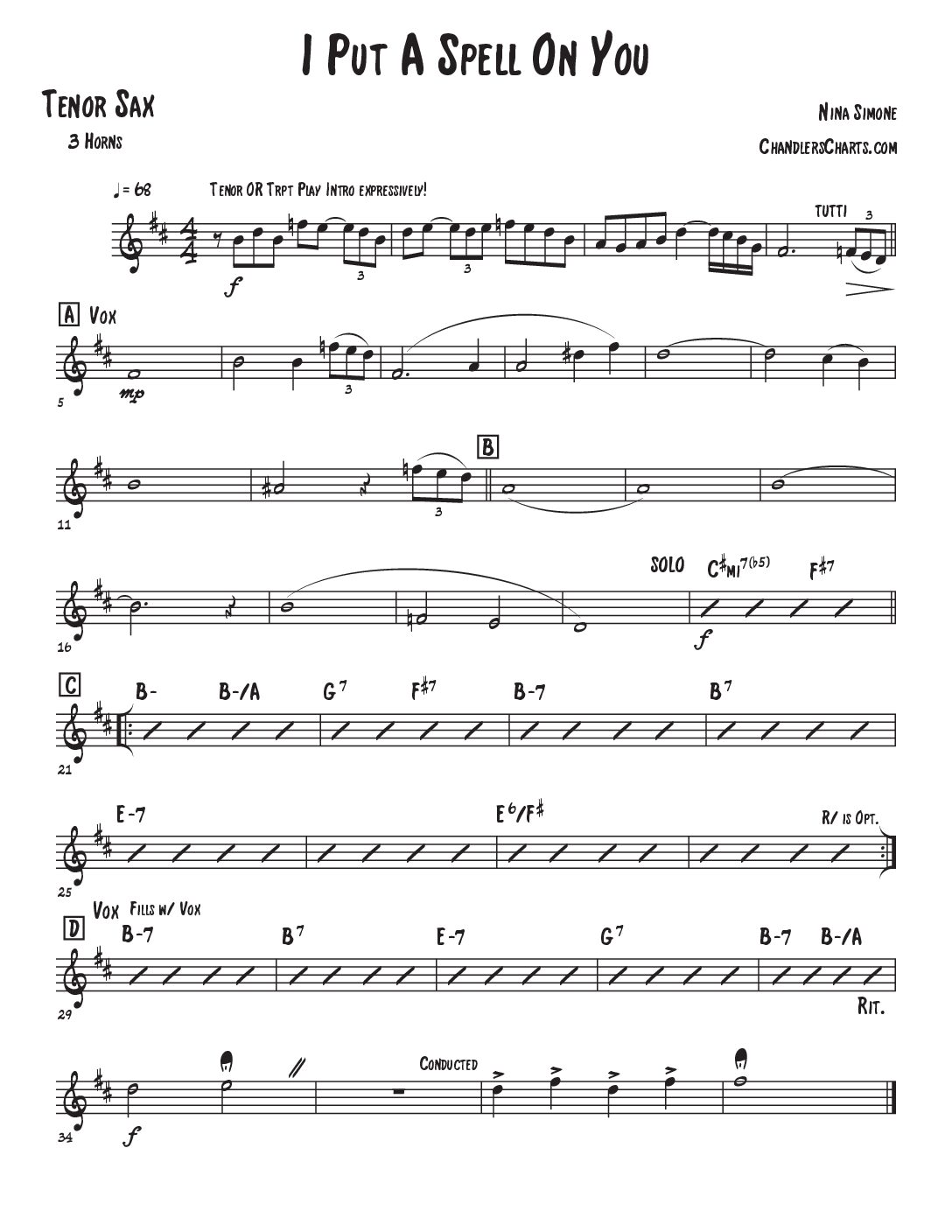 I Put a Spell on You - Nina Simone (3h)
