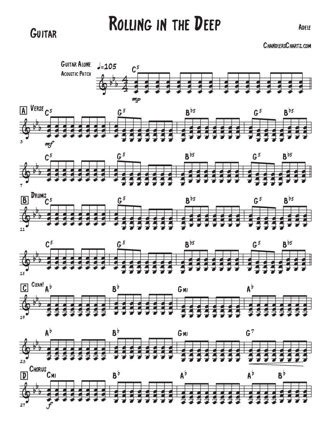 Rolling in the Deep – Adele (4h)