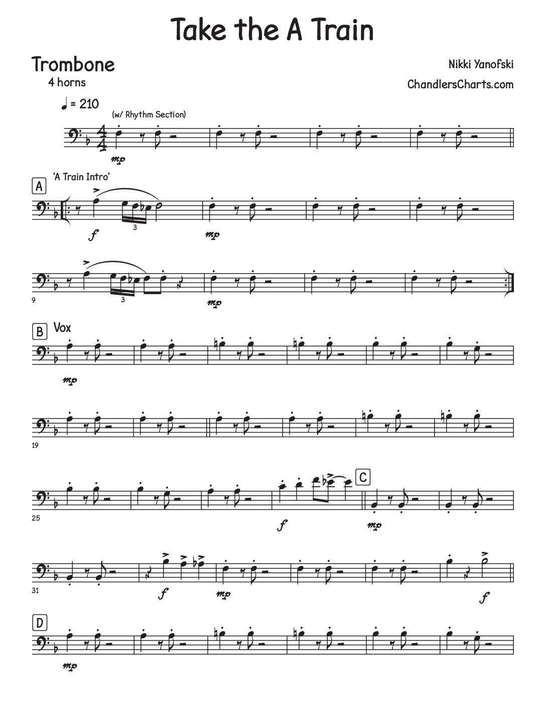 Take the A Train -  Nikki Yanofsky (4h)