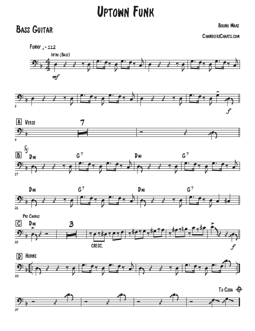 Uptown Funk - Mark Ronson ft. Bruno Mars (4h)