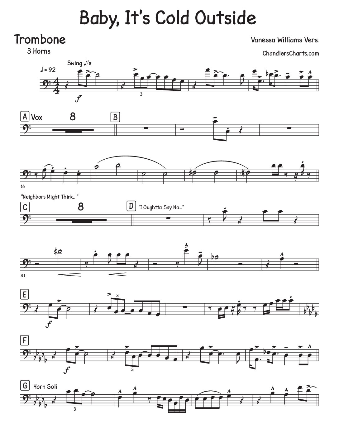 Baby, It's Cold Outside - Vanessa Williams ft. Bobby Caldwell (3h)