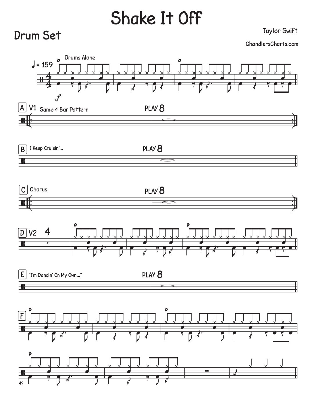 Shake it Off - Taylor Swift (3h)