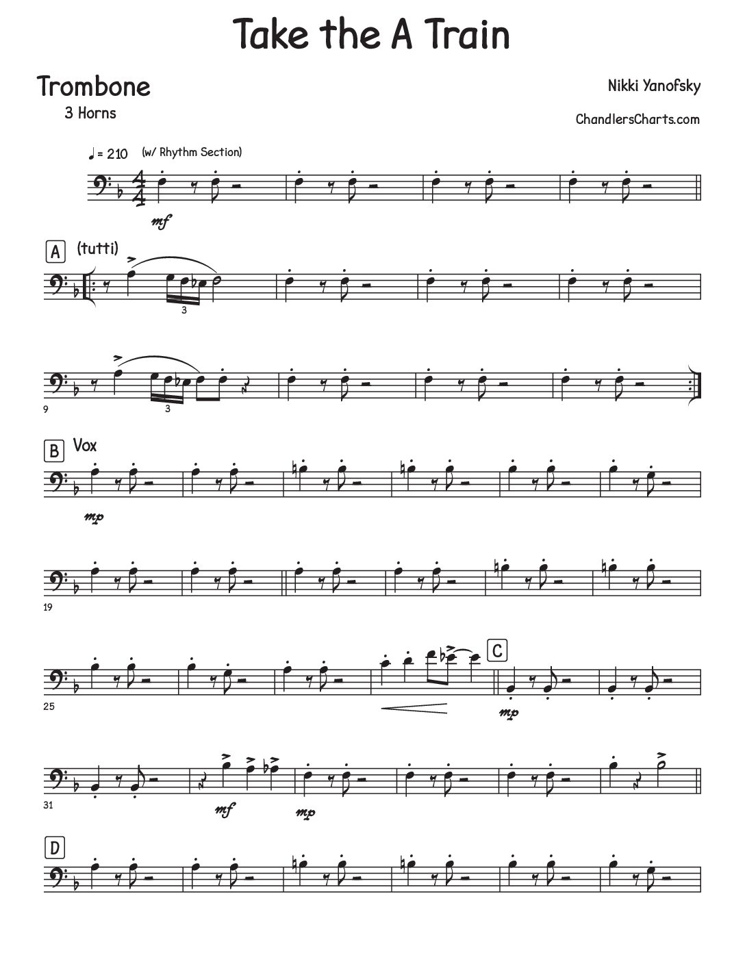 Take the A Train - Nikki Yanofsky (3h)