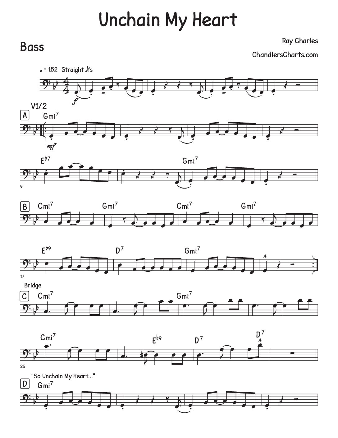 Unchain My Heart - Ray Charles (3h)