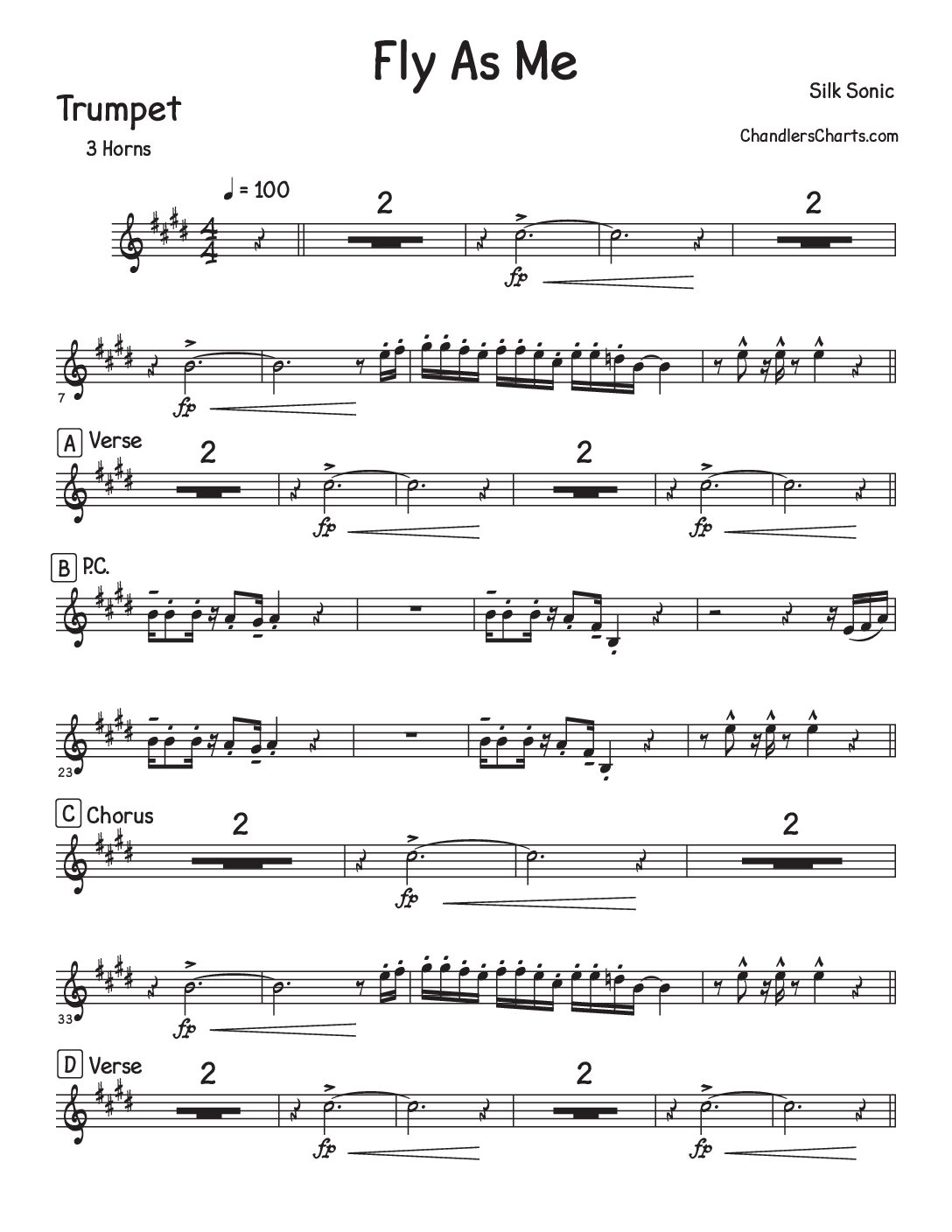 Fly As Me – Silk Sonic (Bruno Mars)(3h)