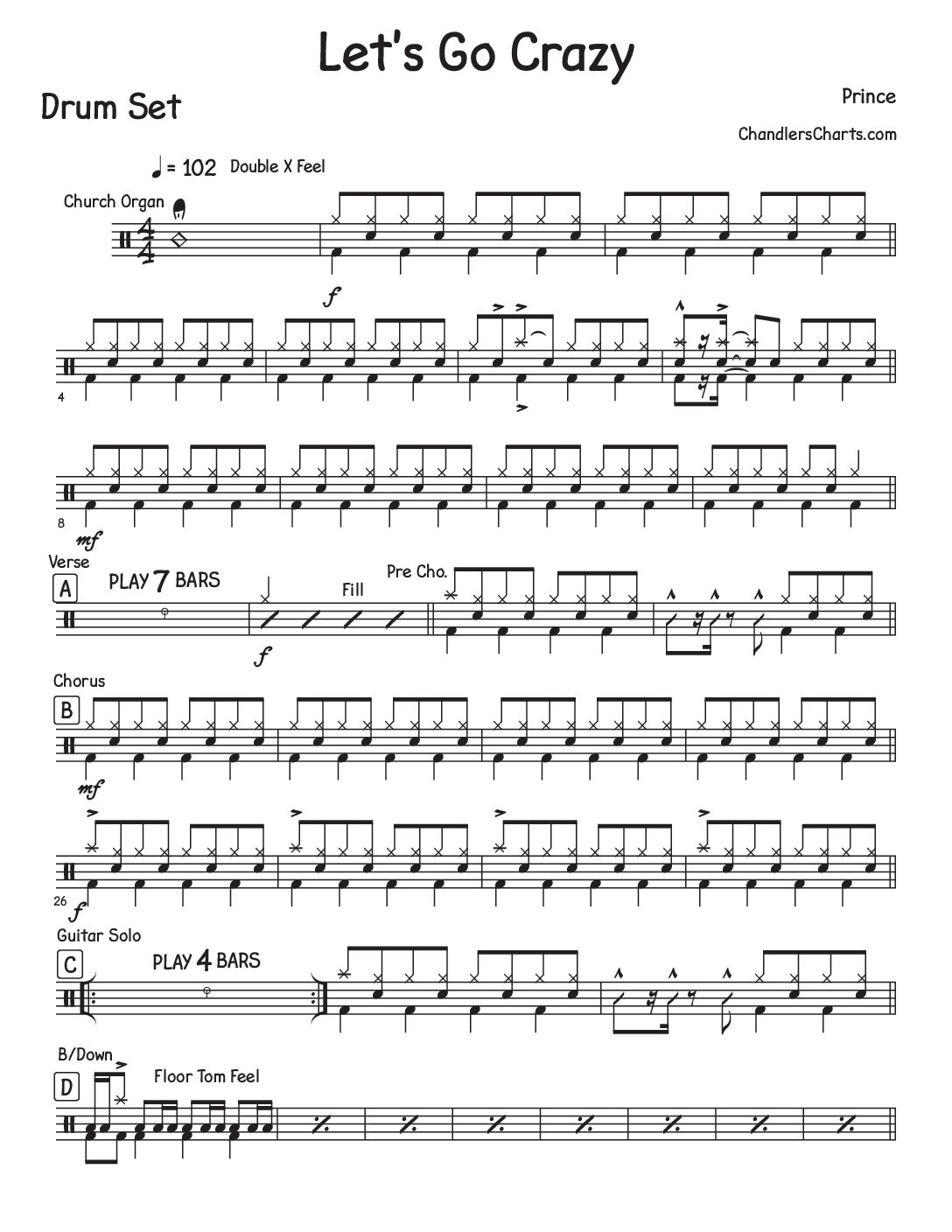 Let's Go Crazy - Prince (5h)